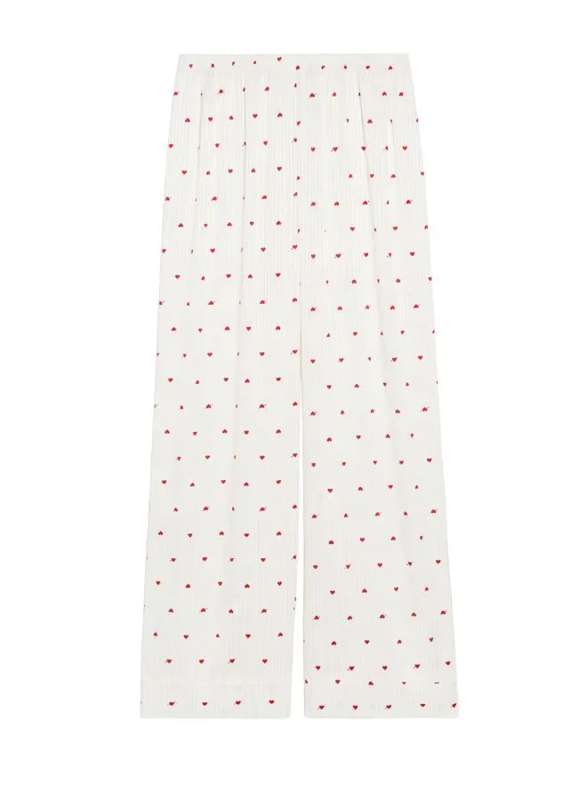 UNDIZ pink Heart print pyjama set for Women | Best Price UAE